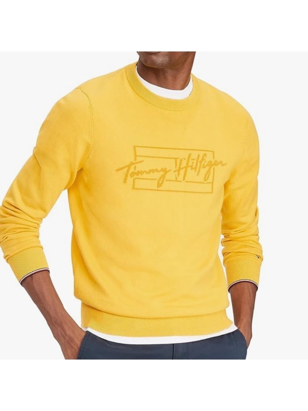 Tommy Hilfiger Yellow Sweater for Men